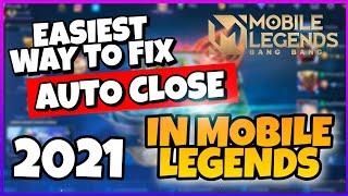 HOW TO FIX AUTO CLOSE IN MOBILE LEGENDS WHILE INGAME  EASIEST WAY TO FIX AUTO CLOSE IN ML