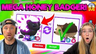 WE TRADE & MAKE The ALL NEW HONEY BADGER in Adopt Me LIVE