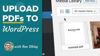 How to Upload a PDF to WordPress Its easier than you think