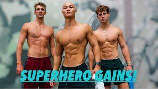 A FULL DAY OF TRAINING LIKE SUPERHEROS ft. Steve Prince & Erik Thomas