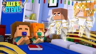 BABY ALEX & BABY STEVE BECOME ANGELS IN HEAVEN Minecraft LIFE of ALEX & STEVE
