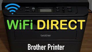 Brother Printer WiFi Direct SetUp.