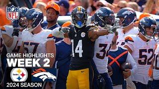 Pittsburgh Steelers vs. Denver Broncos  2024 Week 2 Game Highlights