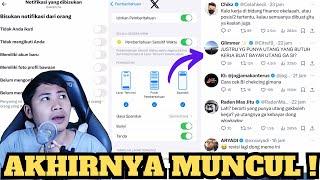 Cara Memunculkan Notifikasi Komentar X Twitter 