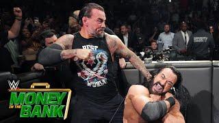 CM Punk AMBUSHES Drew McIntyre during Money in the Bank cash-in Money in the Bank 2024 highlights