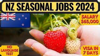 New Zealand Work Visa 2024  New Zealand Seasonal Work Visa  New Zealand  Dream Canada