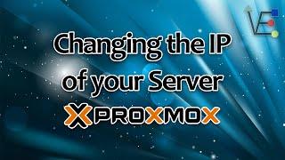 Changing the IP of your Proxmox Server