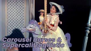 Carousel Horses & Supercalifragilistic Mary Poppins - Behind the Scenes 1963 - Julie Andrews