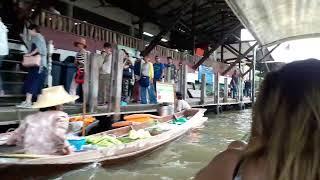 Yüzen Pazar Floating Market BangkokTayland 1017