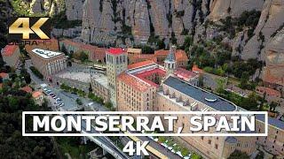 Montserrat Catalonia Spain 4K Drone