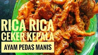 RICA RICA CEKER AYAM DAN KEPALA PEDAS MANIS #Ricarica