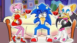 Amy Vs Rouge Pregnant - Family Sad Stories - Sonic The Hedgehog 2  Funny Film