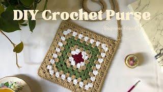 DIY Crochet Granny Square Bag