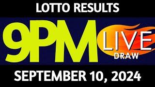 Lotto Result Today 900 pm draw September 10 2024 Tuesday PCSO LIVE