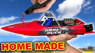 3d Printed RC Jet Boat is way TOO FAST