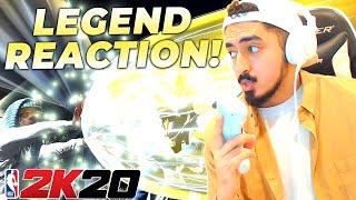 I GOT LEGEND WITH A SHOT CREATOR in NBA2K20 40 EXTRA BADGES UNLOCKED REACTION