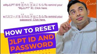 How to reset jlpt id and password #subscribe #japan #nepal #viral