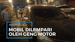 Viral Pengemudi Mobil Dikejar Geng Motor Di Medan.