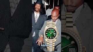 2pac de Rolex com Snoop Dogg em 1996   Inscreva-se no canal ⬆️  #watches #2pac #rolex #relogio