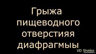 Грыжа пищеводного отверстия диафрагмы. Видеолапароскопическая операция. В.Д. Шейко