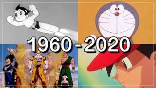 The Evolution of Anime Series 1960 - 2020  History of Anime through Openings