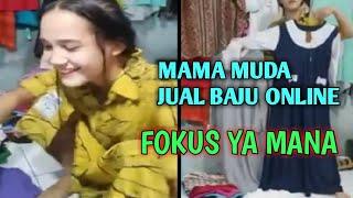 Mama muda cantik live ️️ jualan baju online