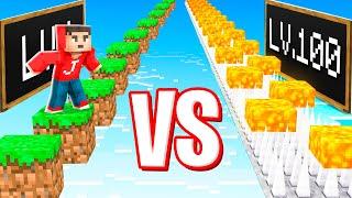 NOOB vs PRO PARKOUR CHALLENGE In MINECRAFT