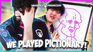 Pictionary Bad At Art Version with Immortals Progressive LCS