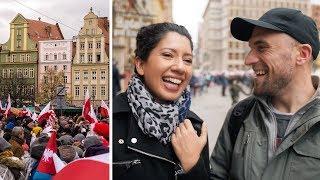 POLAND INDEPENDENCE DAY IN WROCLAW WITH LOCALS