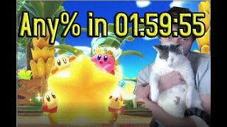 Kirby and the Forgotten Land Any% Speedrun in 1Hour 59M