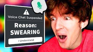 Banned for swearing on Roblox voice chat...