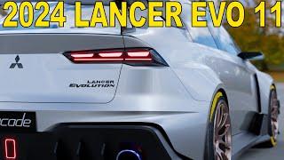 2024 Mitsubishi Lancer EVO 11 Concept by hycade