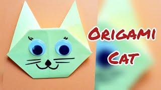 Origami Cat  DIY  Easy Origami Cat  How to make Cat with Paper.