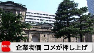 コメ品薄が影響　企業物価指数が前年比2.8％上昇　消費者物価に影響の可能性も