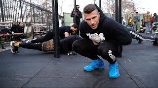 Calisthenics Training with LAZAR NOVOVIC bar brothers and ZEF ZAKAVELI