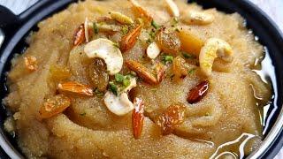 5 min  में परफेक्ट सूजी हलवा बनाये बिना किसी झंझट  Instant Suji Ka Halwa Without Sugar Syrup ️