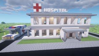 Hospital in minecraft - Tutorial build