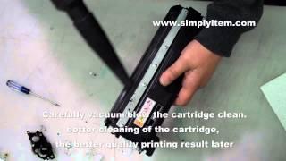 How to refill the Brother TN-210 toner cartridges