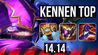 KENNEN vs YONE TOP  Rank 1 Kennen Rank 6 714 Dominating  EUNE Challenger  14.14