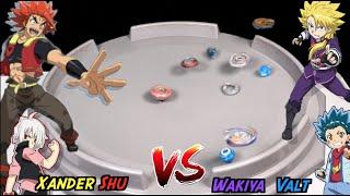 Beyblade Burst Legend MatchㅣXander & Shu vs Valt Wakiyaㅣ베이블레이드 버스트 레전드 매치ㅣ샤카 슈 vs 강산 태이