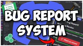 NEW - BUG REPORT system for your Discord Bot  Discord.js V14