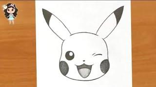 How to draw Pikachu  Beginners drawing tutorials step by step  easy drawings step by step