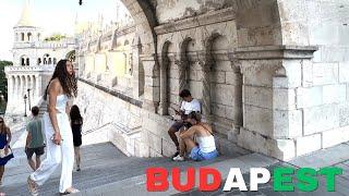 BUDAPEST HDR 2023 Lost in the Streets of Budapest on Foot Hungary Walking Tour  