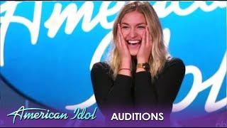 Ashley Hess Shes Not Sure Singing Is Her Thing But Then She Opens Her Mouth  American Idol 2019