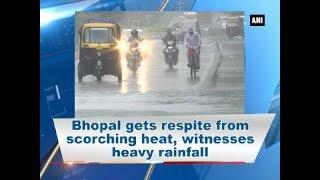 Bhopal gets respite from scorching heat witnesses heavy rainfall - Madhya Pradesh News