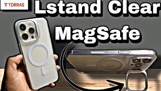 The Ultimate iPhone 15Pro Max Case Torras Lstand Clear MagSafe