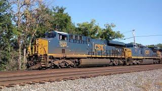 HD CSX Q635 With CSX 5107 W. Thomas Rice Special Trailing - Fairport NY #subscribe