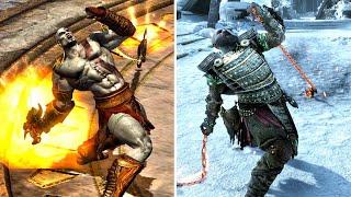 Young Kratos Vs Old Kratos Blades of Chaos - God of war 3 Vs God of war Ragnarok