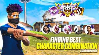 Finding Best Character Combination For Br Rank Grandmaster  Br Rank Push Tips and Tricks