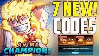 NEW ANIME CHAMPION  SIMULATOR  CODES UPDATE  ROBLOX 2024 ANIME CHAMPION  SIMULATOR  GAME CODES